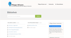 Desktop Screenshot of pflege-wissen.com